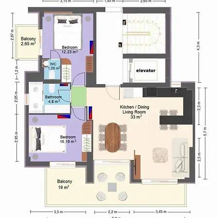 Apartment Lovelia Luxury With Private Parking *